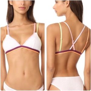 Intimately Free People Triangle Rainbow Bralette.